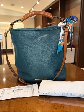 Marc by Marc Jacobs Softy Saddle Large Hobo Bag W/COA & Dust Bag (A386)